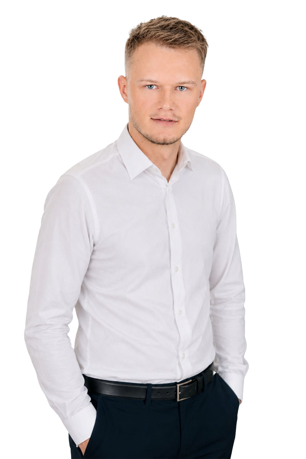 Portrait of Mateusz Lipkowski, Business English trainer at SkillsHub